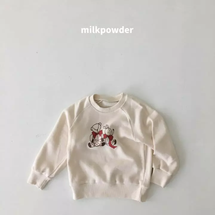 Milk Powder - Korean Children Fashion - #childofig - Ribbon Sweatshirt - 11