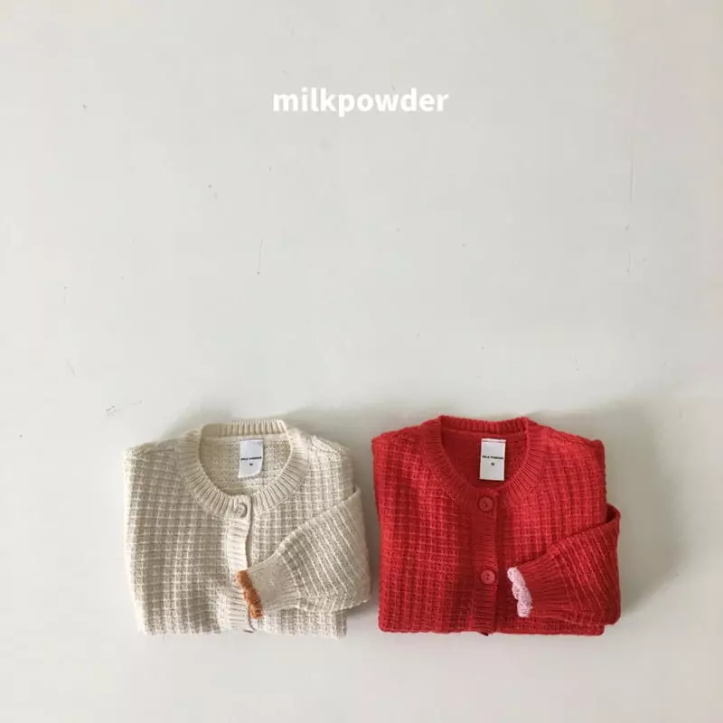Milk Powder - Korean Children Fashion - #childofig - Mochi Knit Cardigan - 4