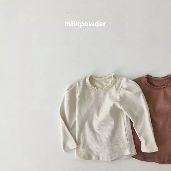 Milk Powder - Korean Children Fashion - #childrensboutique - Waffle Tee - 11