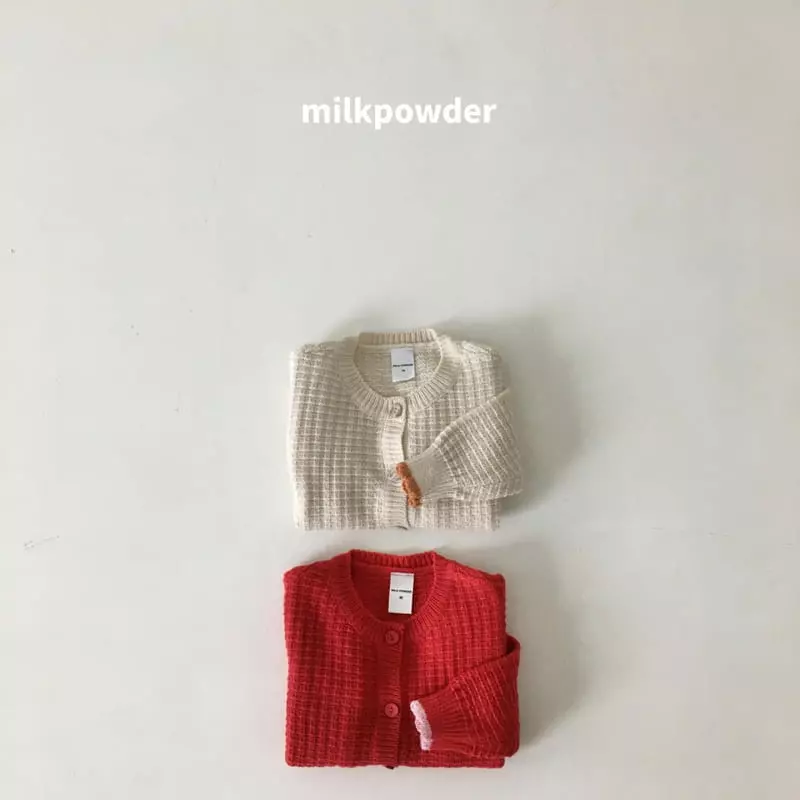 Milk Powder - Korean Children Fashion - #designkidswear - Mochi Knit Cardigan - 5
