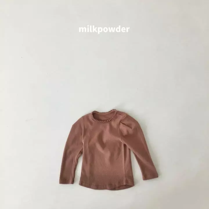 Milk Powder - Korean Children Fashion - #designkidswear - Waffle Tee - 12