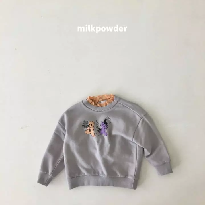 Milk Powder - Korean Children Fashion - #discoveringself - Bear Sweatshirt