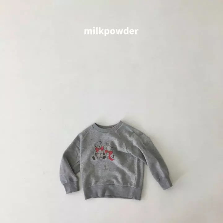 Milk Powder - Korean Children Fashion - #fashionkids - Ribbon Sweatshirt