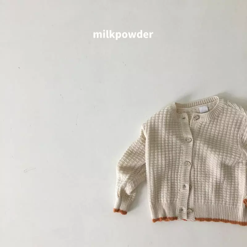 Milk Powder - Korean Children Fashion - #kidsshorts - Mochi Knit Cardigan - 8
