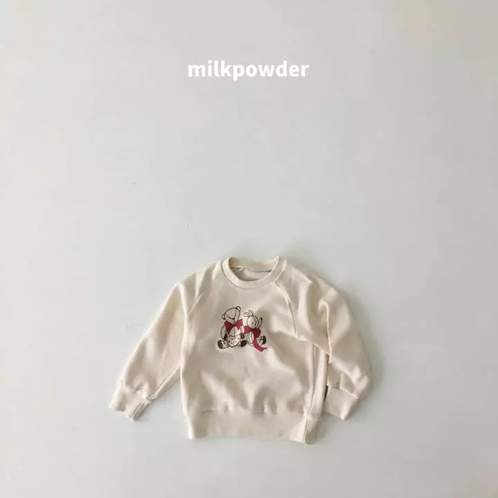 Milk Powder - Korean Children Fashion - #kidsstore - Ribbon Sweatshirt - 4