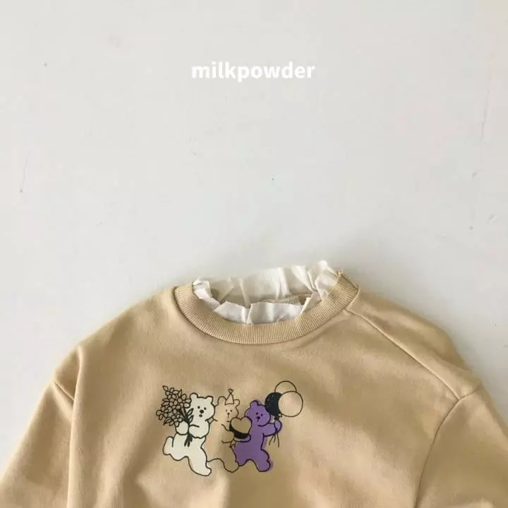 Milk Powder - Korean Children Fashion - #magicofchildhood - Bear Sweatshirt - 8