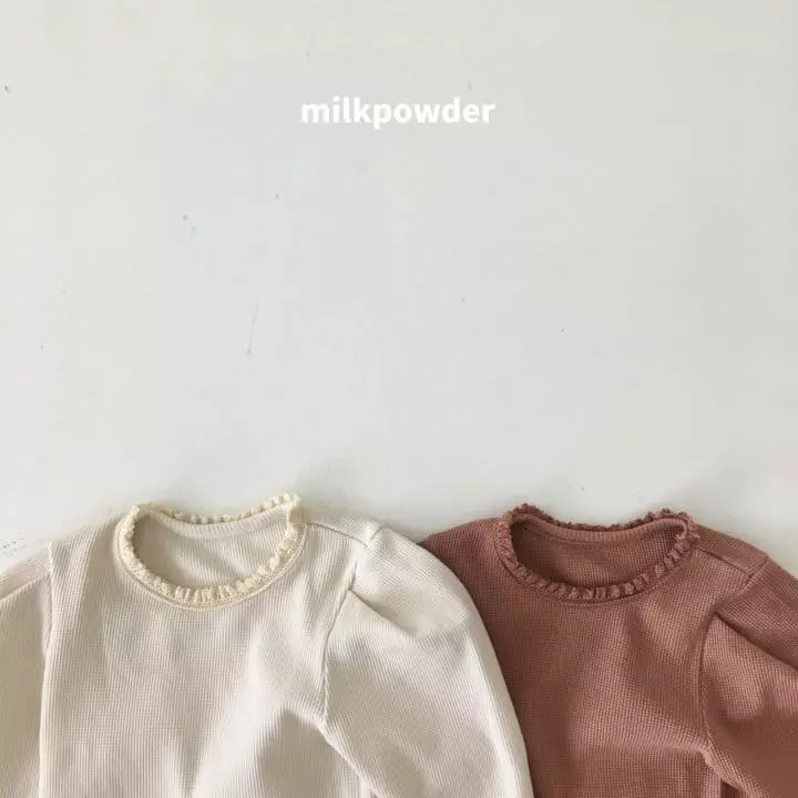 Milk Powder - Korean Children Fashion - #minifashionista - Waffle Tee - 7