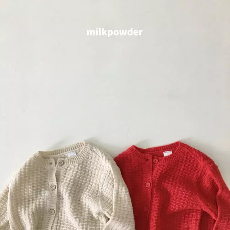 Milk Powder - Korean Children Fashion - #stylishchildhood - Mochi Knit Cardigan - 2