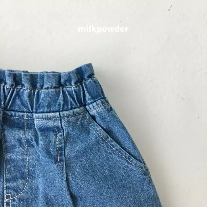 Milk Powder - Korean Children Fashion - #toddlerclothing - Ruffle Denim Skirt - 2