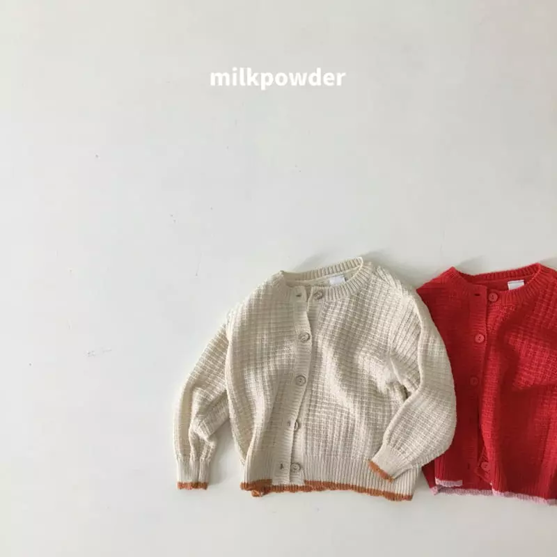Milk Powder - Korean Children Fashion - #toddlerclothing - Mochi Knit Cardigan