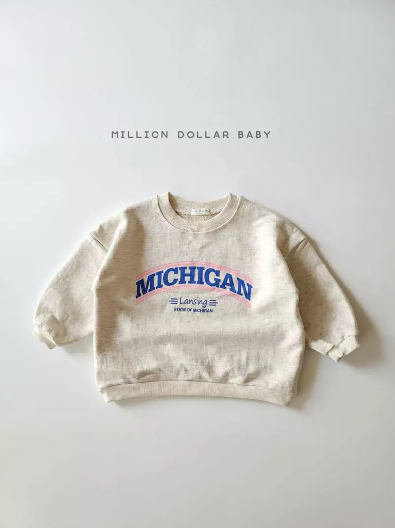 Million Dollar Baby - Korean Children Fashion - #Kfashion4kids - Michigan Sweatshrit - 10