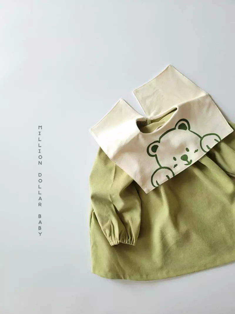 Million Dollar Baby - Korean Children Fashion - #childofig - Bear Sailor One-piece - 6