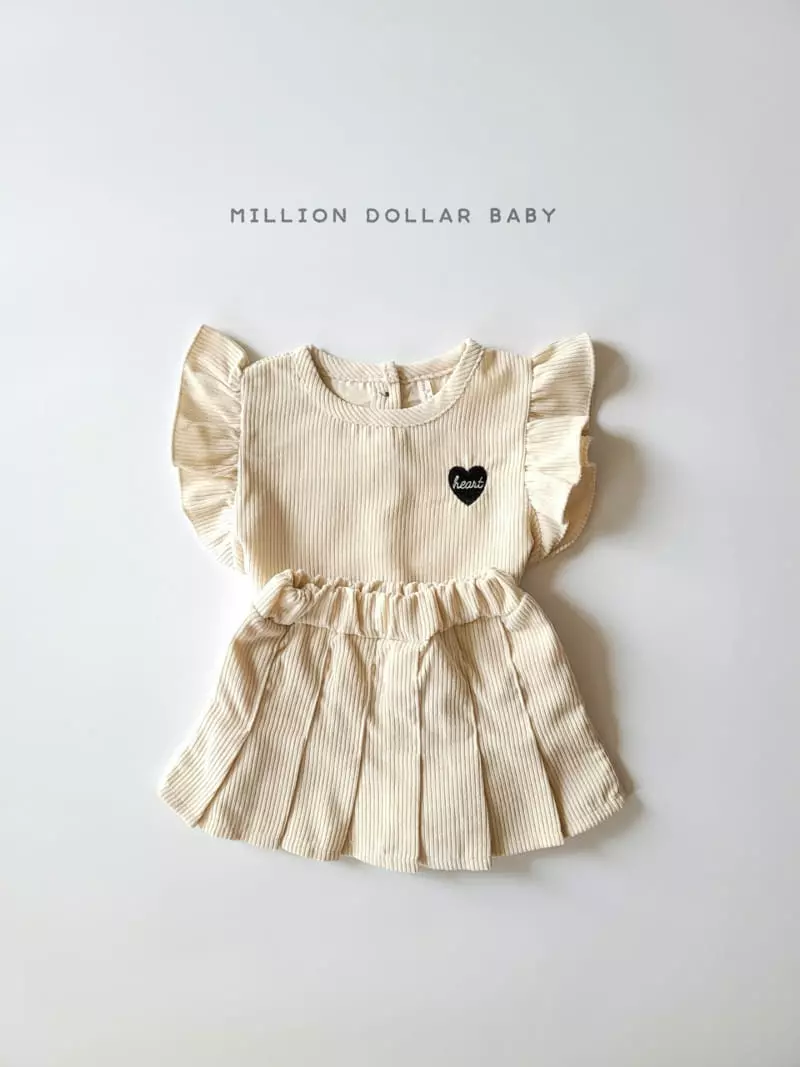 Million Dollar Baby - Korean Children Fashion - #discoveringself - Frill Vest Set - 12