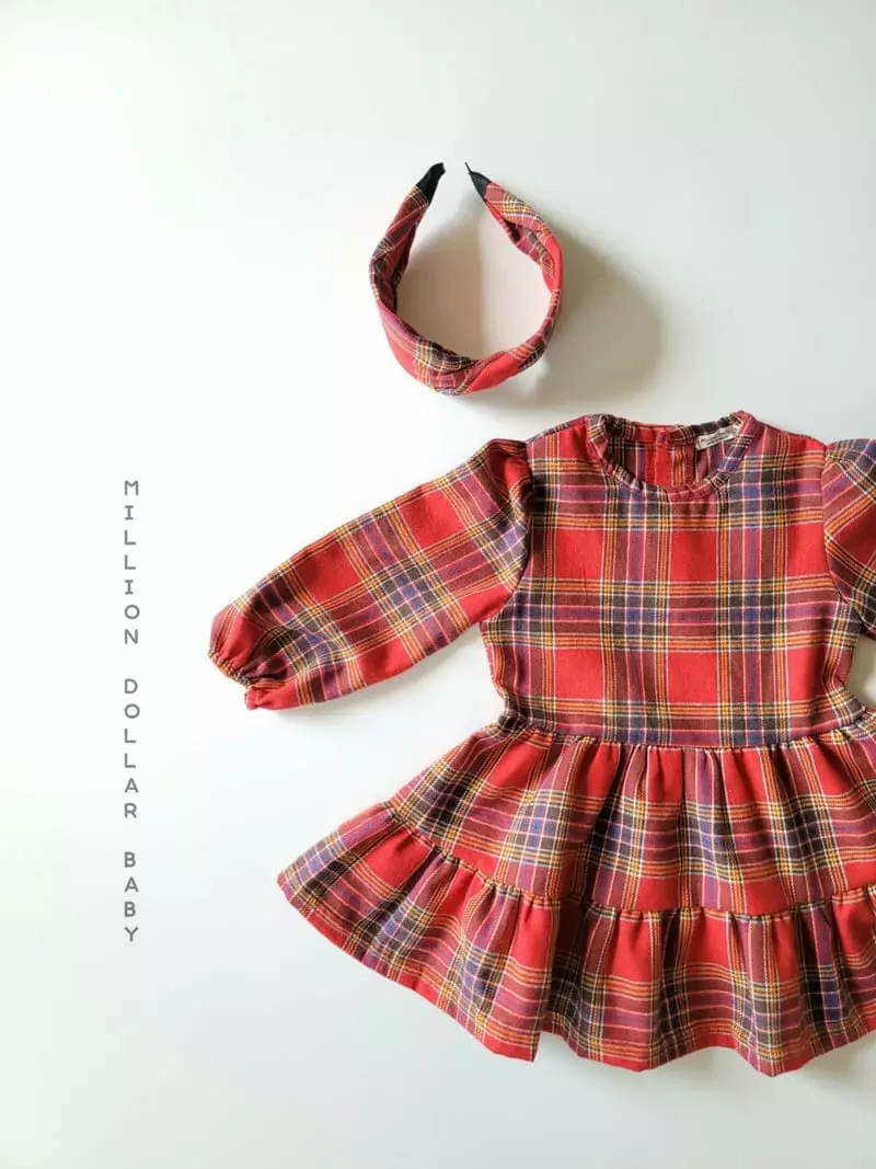 Million Dollar Baby - Korean Children Fashion - #fashionkids - Million Check Hairband - 9