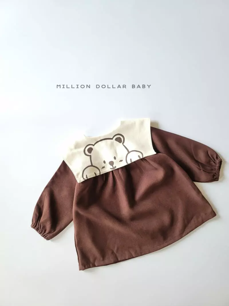 Million Dollar Baby - Korean Children Fashion - #kidsshorts - Bear Sailor One-piece - 11
