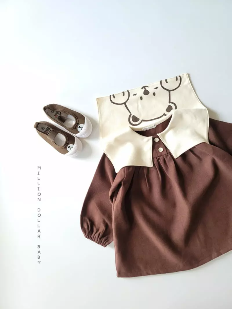 Million Dollar Baby - Korean Children Fashion - #kidsstore - Bear Sailor One-piece - 12