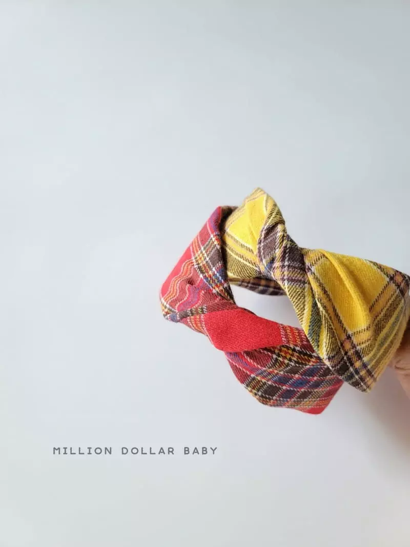 Million Dollar Baby - Korean Children Fashion - #kidzfashiontrend - Million Check Hairband - 12