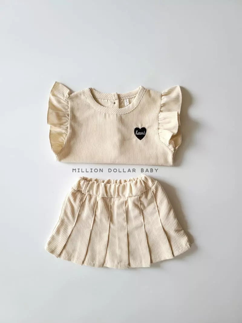 Million Dollar Baby - Korean Children Fashion - #Kfashion4kids - Frill Vest Set - 4
