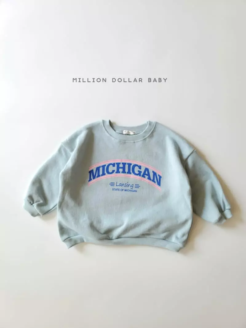 Million Dollar Baby - Korean Children Fashion - #magicofchildhood - Michigan Sweatshrit - 12
