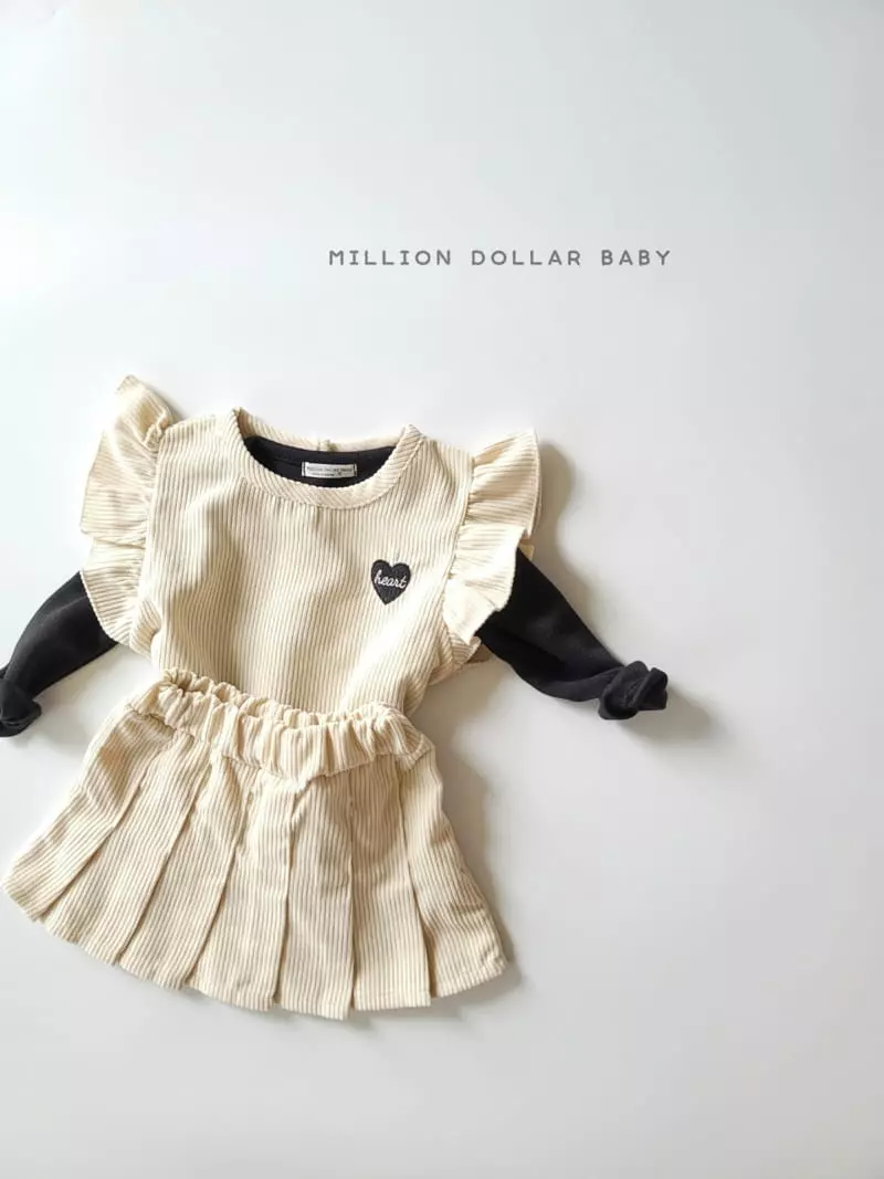 Million Dollar Baby - Korean Children Fashion - #prettylittlegirls - Frill Vest Set - 7