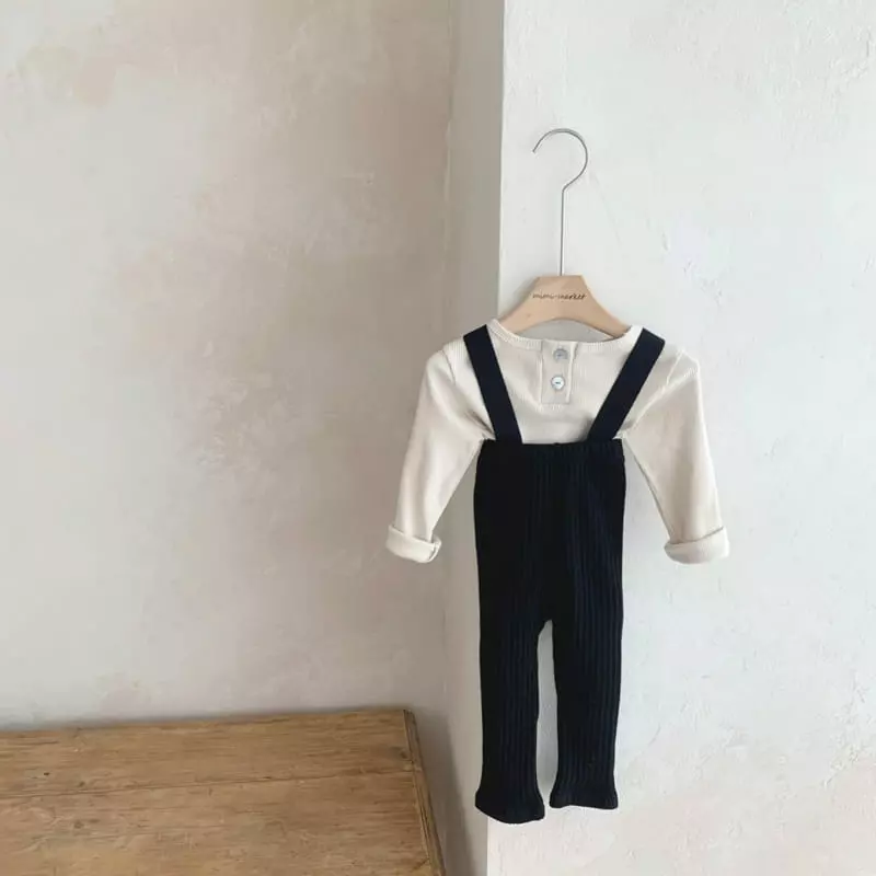 Mimi Market - Korean Baby Fashion - #babyboutique - Cozy Dungarees - 7