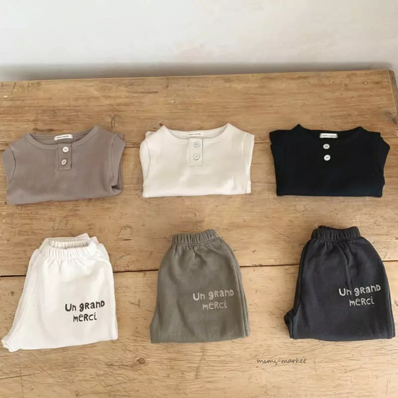 Mimi Market - Korean Baby Fashion - #babyboutique - Button Tee