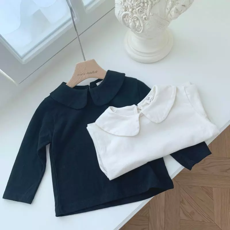 Mimi Market - Korean Baby Fashion - #babyboutique - Marlang Collar Tee - 8