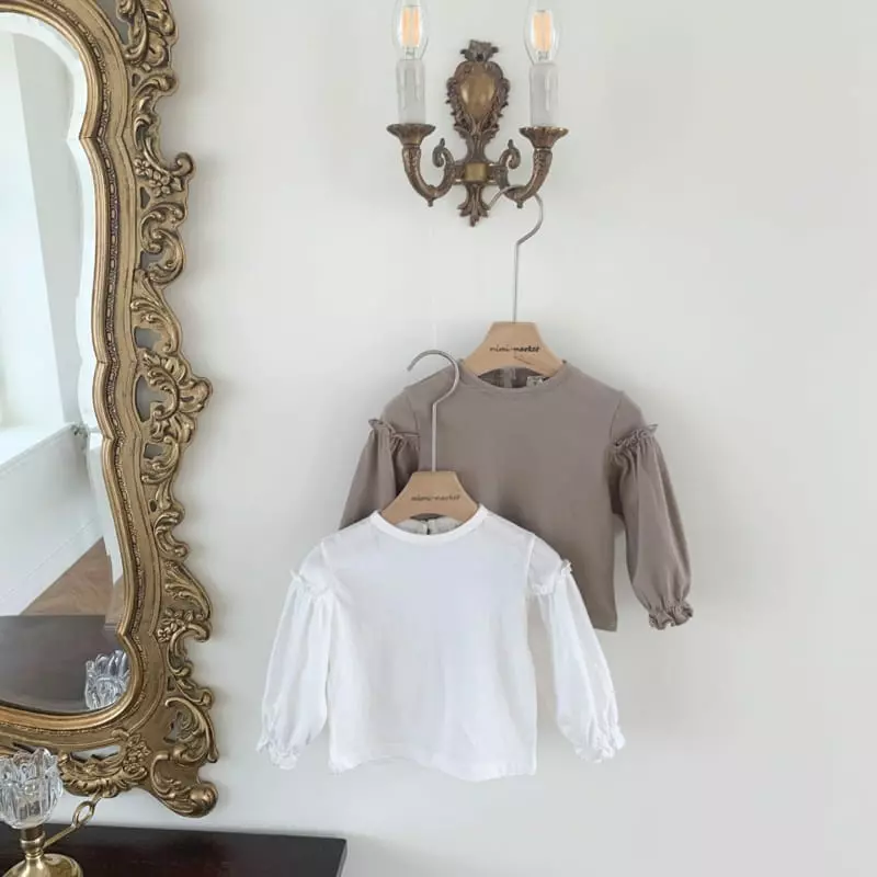 Mimi Market - Korean Baby Fashion - #babyboutique - Sleeves Shirring Tee - 11