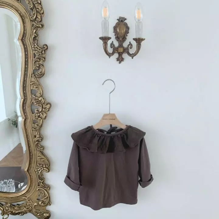 Mimi Market - Korean Baby Fashion - #babyboutique - Lora Collar Tee - 2