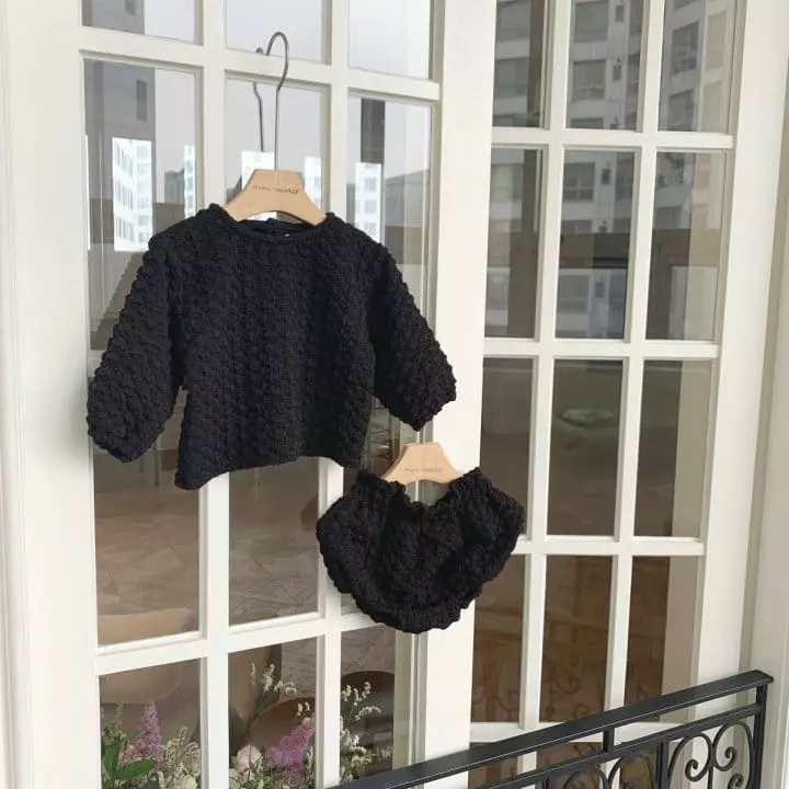 Mimi Market - Korean Baby Fashion - #babyboutiqueclothing - Off Top Bottom Set - 6