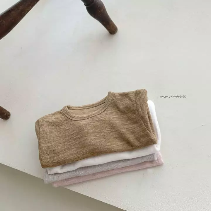 Mimi Market - Korean Baby Fashion - #babyboutiqueclothing - Slub Tee - 5