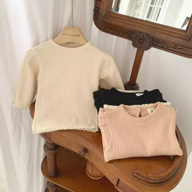 Mimi Market - Korean Baby Fashion - #babyclothing - Toshon Puff Tee - 11