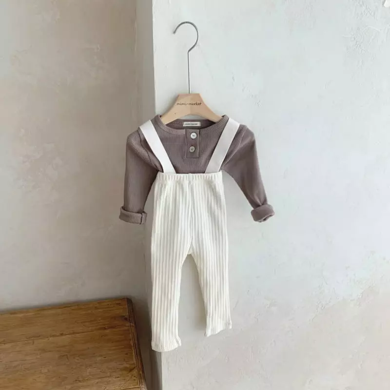 Mimi Market - Korean Baby Fashion - #babyclothing - Cozy Dungarees - 9