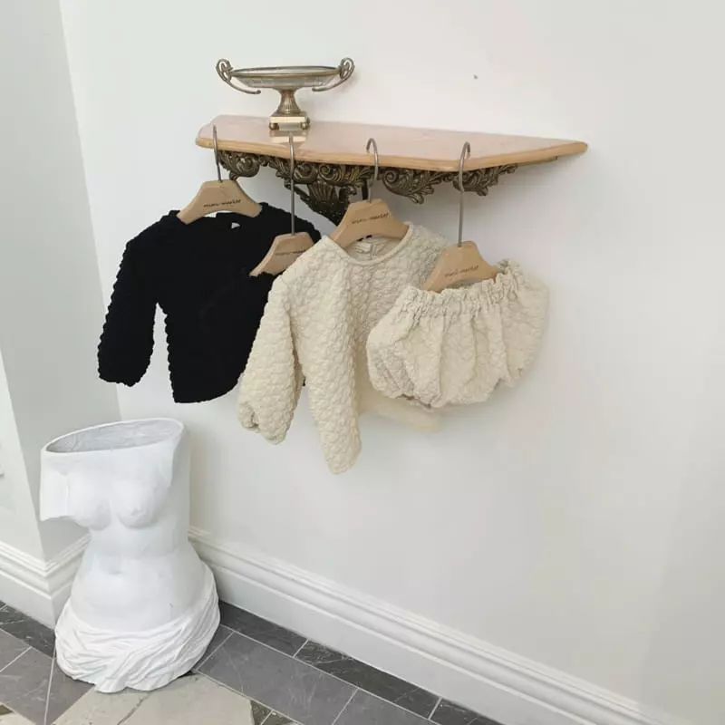 Mimi Market - Korean Baby Fashion - #babyclothing - Off Top Bottom Set - 9