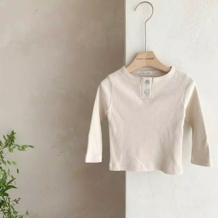 Mimi Market - Korean Baby Fashion - #babyclothing - Button Tee