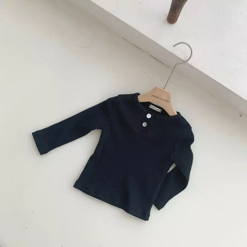 Mimi Market - Korean Baby Fashion - #babyclothing - Button Tee - 4