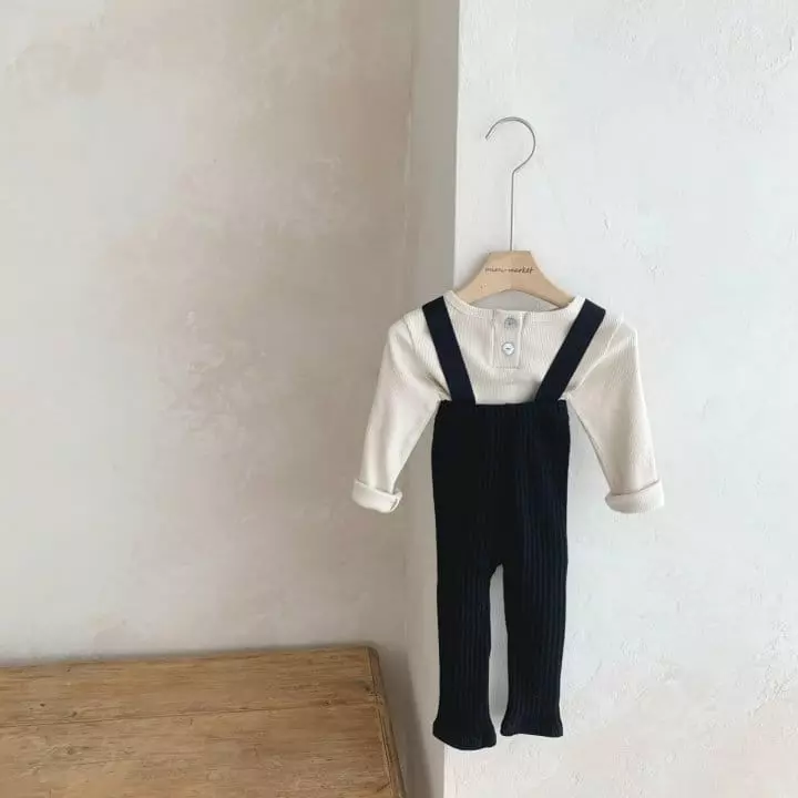Mimi Market - Korean Baby Fashion - #babyfashion - Cozy Dungarees - 8
