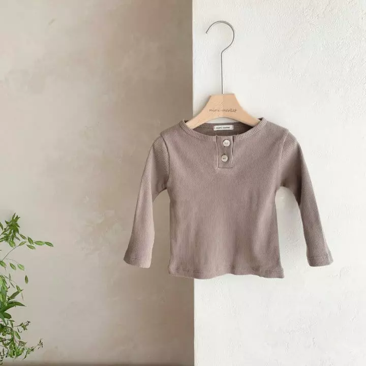 Mimi Market - Korean Baby Fashion - #babyfashion - Button Tee - 2