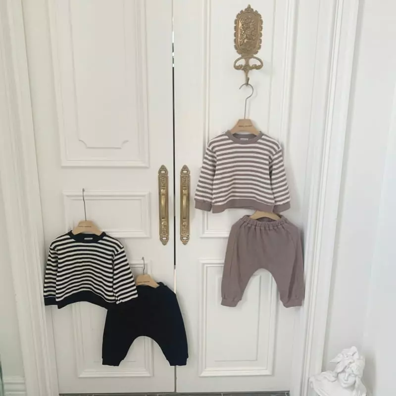 Mimi Market - Korean Baby Fashion - #babyfever - Mimi Top Bottom Set - 3