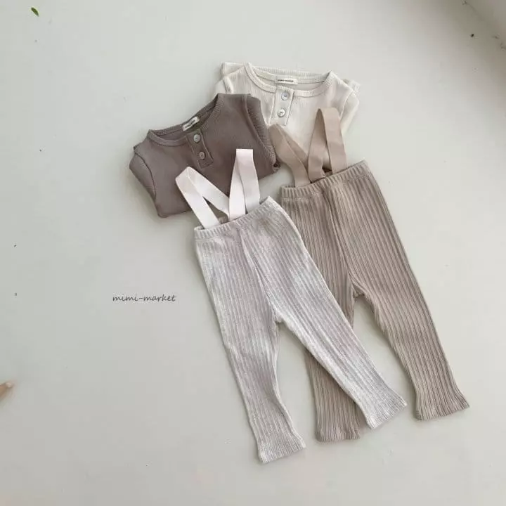 Mimi Market - Korean Baby Fashion - #babyfever - Cozy Dungarees - 9