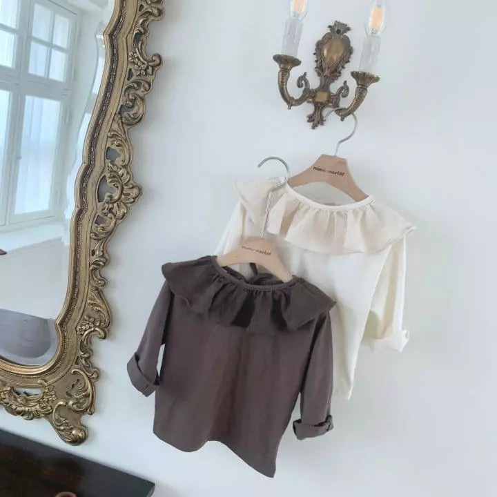 Mimi Market - Korean Baby Fashion - #babyfever - Lora Collar Tee - 7