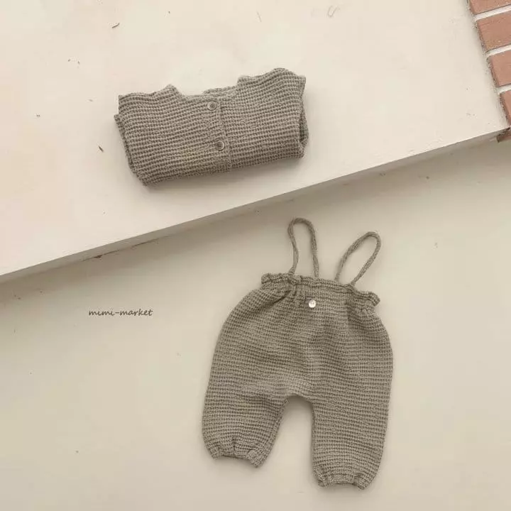 Mimi Market - Korean Baby Fashion - #babyfever - Frim Dungarees - 2