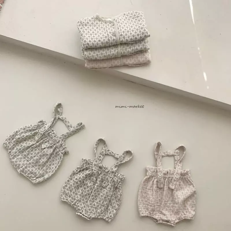 Mimi Market - Korean Baby Fashion - #babygirlfashion - Happy Dungarees - 7