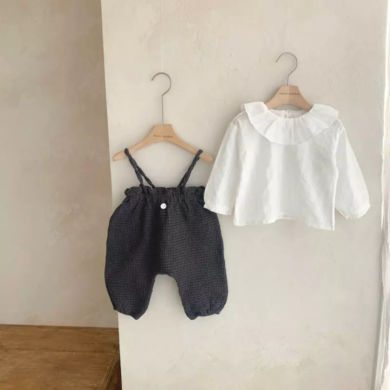 Mimi Market - Korean Baby Fashion - #babygirlfashion - Frim Dungarees - 5