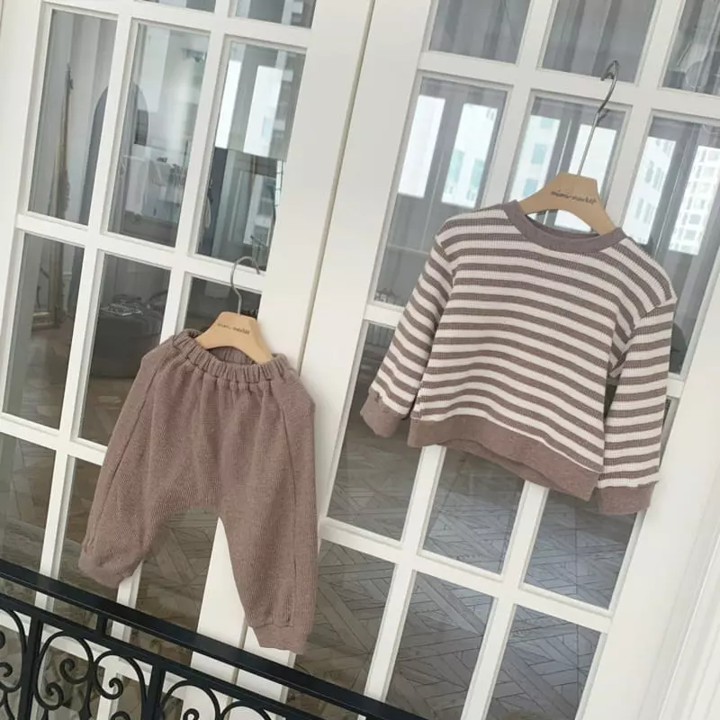 Mimi Market - Korean Baby Fashion - #babyfever - Mimi Top Bottom Set - 4