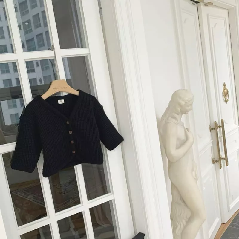 Mimi Market - Korean Baby Fashion - #babyfever - Waffle Cardigan - 4