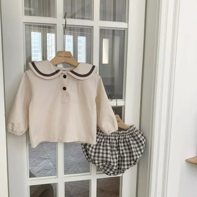 Mimi Market - Korean Baby Fashion - #babygirlfashion - Sailor Top Bottom Set - 10