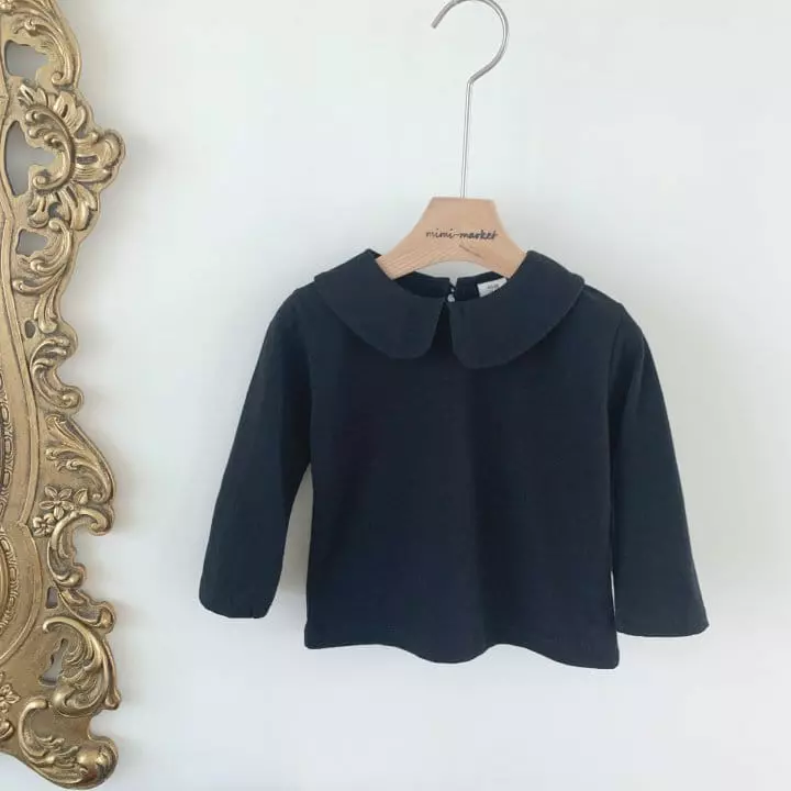 Mimi Market - Korean Baby Fashion - #babygirlfashion - Marlang Collar Tee - 11