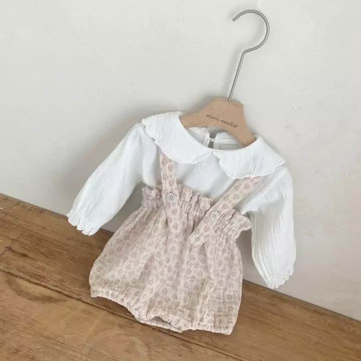 Mimi Market - Korean Baby Fashion - #babygirlfashion - Happy Dungarees - 5