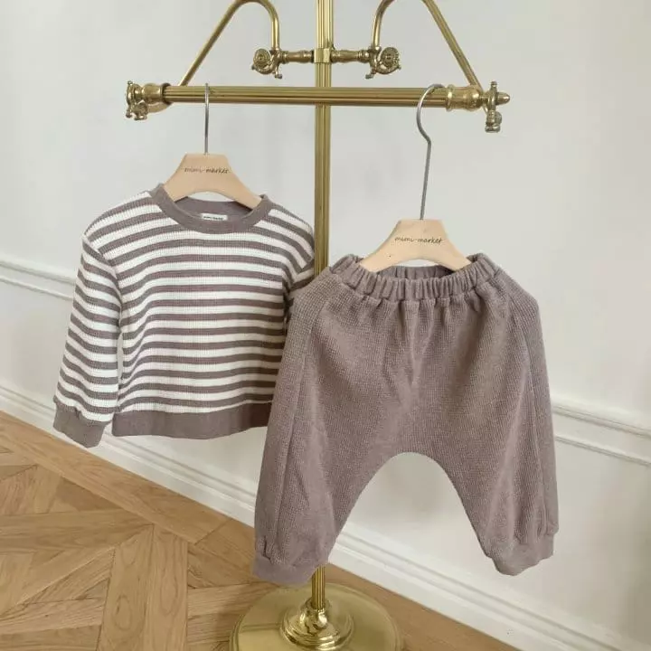 Mimi Market - Korean Baby Fashion - #babylifestyle - Mimi Top Bottom Set - 3